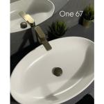 Turkuaz Cerastyle One Еден Умивалник 67*42см Чинија за Плоча (Без Дупки)