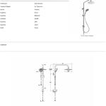 Artema System Rain Ls25 Robot Duş Takımı,Yağmurlama,Tepe A45597