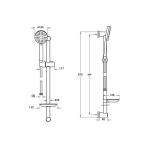 Artema Slim 3 F Лизгачки Рачен Туш Сет A45678STA