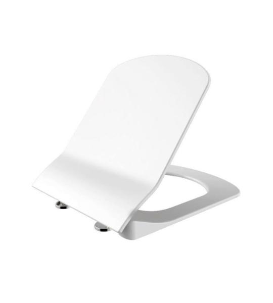 Creavit Elegant Бела Споро Затворање Тоалетна Даска