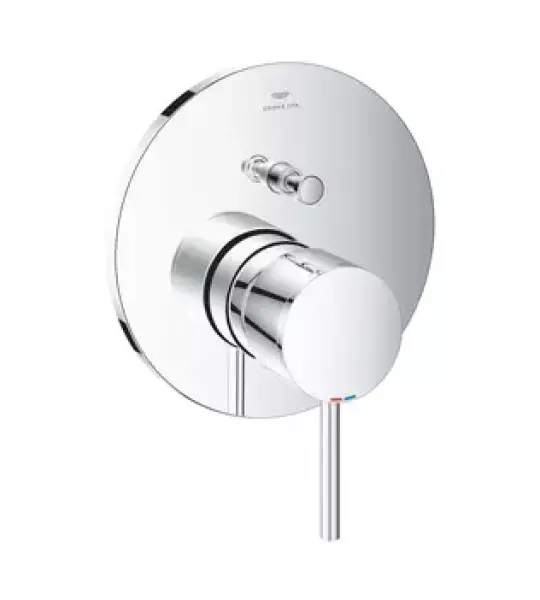 Еднорачна смесителна батерија за купатило, со двоен начин на пренасочување - 24355000