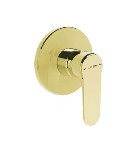 Root Round A4272874 вграден душ смесувач, софт златен.