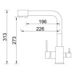 Fause Прочистувачки Излезен Мијалник Батерија Златен Gold KAR102-G