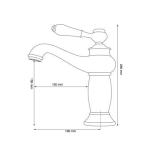 Fause Rustik Чешалка Батерија Винтиџ Златен Злато KLB100-G