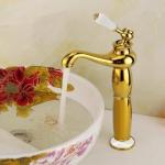 Фаузе Високо Чаша Рустик Лавабо Слушалка Винтиџ Златен KSL100-G