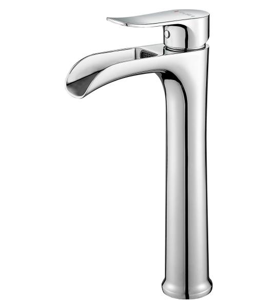 Висок кантел за умивалник со славинче за водопад KSL112