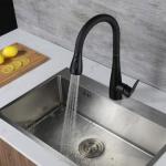 Fause Спирална Мијалничка Батерија Pull Down 3 Функции Црна KTE125-B