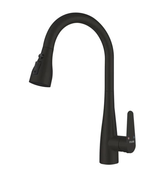 Fause Спирална Мијалничка Батерија Pull Down 3 Функции Црна KTE125-B