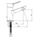 GPD Чесалка за лавабо Ирис MLB130