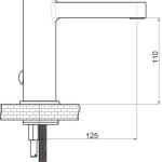 GPD Мијалник Батерија Гилдо Црна MLB165-S