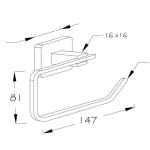 Monavit Ivory Златен златен бронзав бронзав кругова кърпа A10307