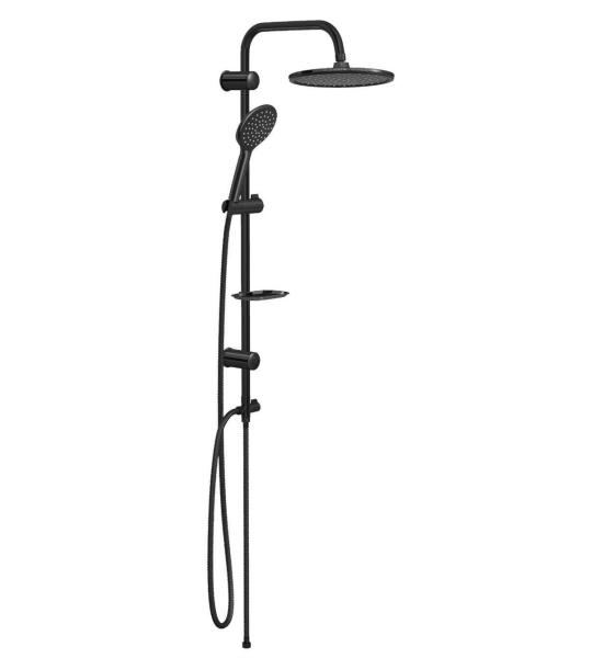 Monavit Slim Jet Црн Роботски Душ Сет, Прскање, Врвен Душ