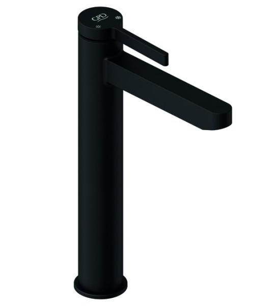 GPD врвен моноблокски сифон за умивалник Гилдо црн MSL165-S