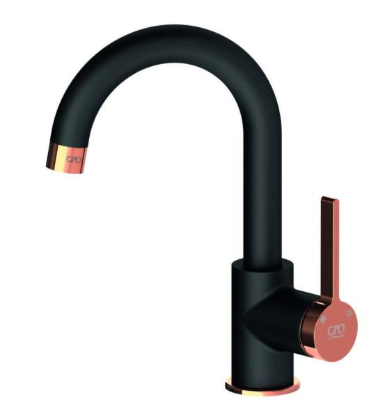 GPD Едноделна Мијалник Батерија Gildo Црна Роза MTL165-S-R