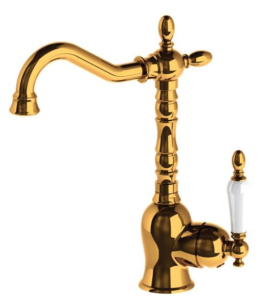 GPD Едноделен лавабо батериски чес Retro Златен MTL180-A