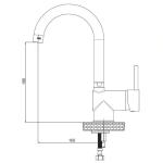 Единствениот сифон за умивалник Espina MTL70