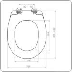Nkp Akdeniz Термопласт Klozet Капак 0300
