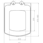 NKP Седеф Правоаголен Тип Капак за ВЦ Школка