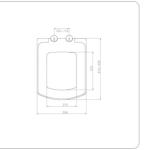 NKP Slim Emerald Thermoplast Капак за WC шоља со Бавно Затворање