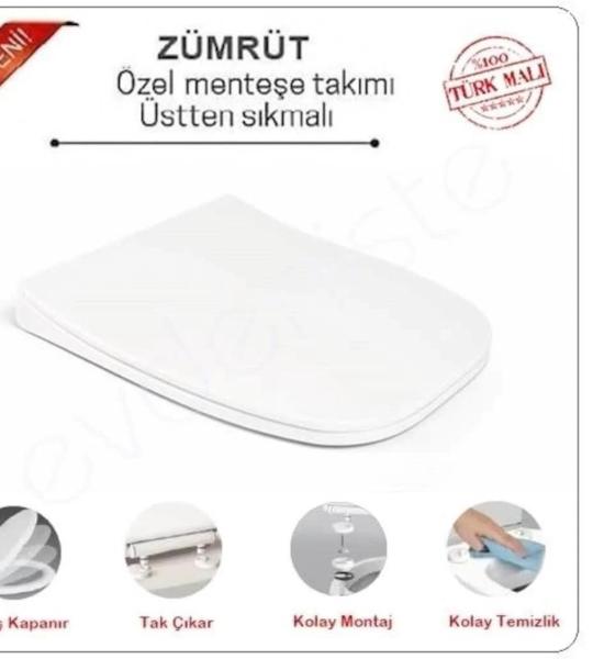 NKP Slim Emerald Thermoplast Капак за WC шоља со Бавно Затворање