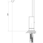 GPD Чешма за мијалник Fuego MTE105