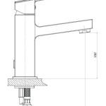 Лавабо батерија Ритмо MLB85