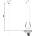 GPD Едноделна Мијалник Батерија Felis MTE75