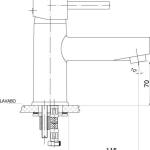 GPD Славина за Лавабо Espina MLB70