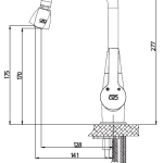 GPD Едноделен лавабо батериски солус MTL55