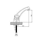 GPD Картаал Чешма за Лавабо Rios TKB30