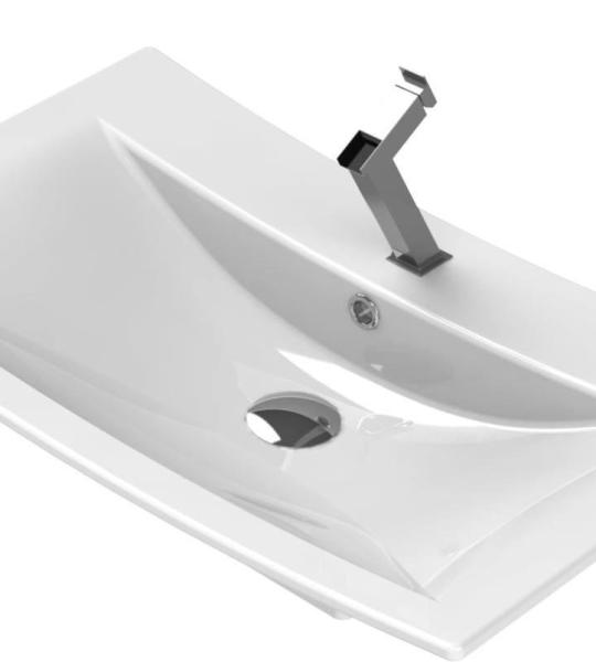 Turkuaz Cerastyle Bella Плочеста Лавабо 70*45 см.