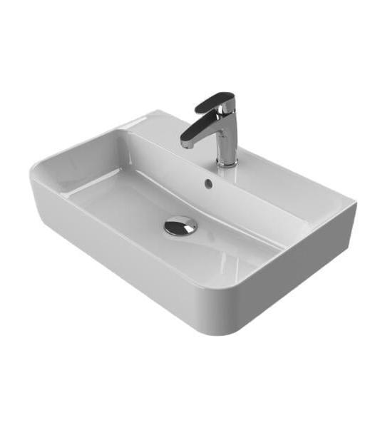 Хера мивка за плот 60*42 см (без зид)