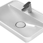 Лал серија наставен чинија умивалник за плот 60*42 см