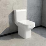 Туркоазен Керастајл Ноура тоалет, резервоар, внатрешно опремање и спор капак.