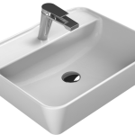 Турско керамично умивалник Cerastyle One 55*45 см (со отвор за смесител)