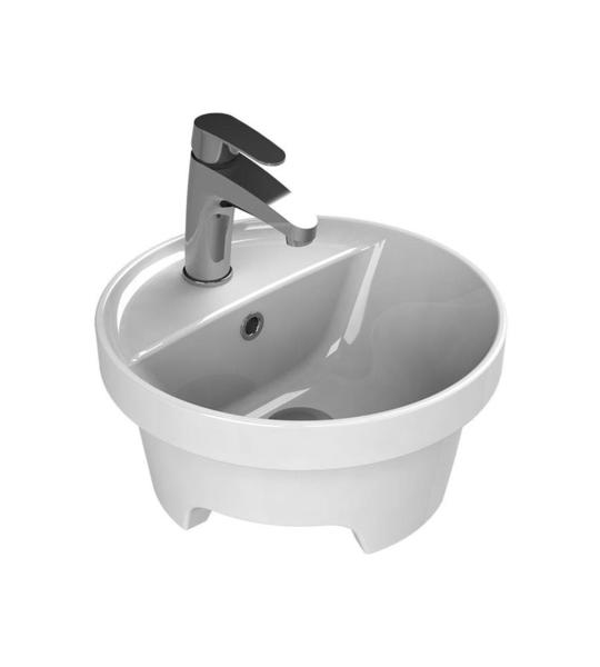 Turkuaz Cerastyle Suit Помошно умивалник со дијаметар од 38 цм.