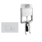 Тиркизна Дуру Висечка Школка, Капак и НКП Вградлив Резервоар, Мат Копче 4-делен Сет