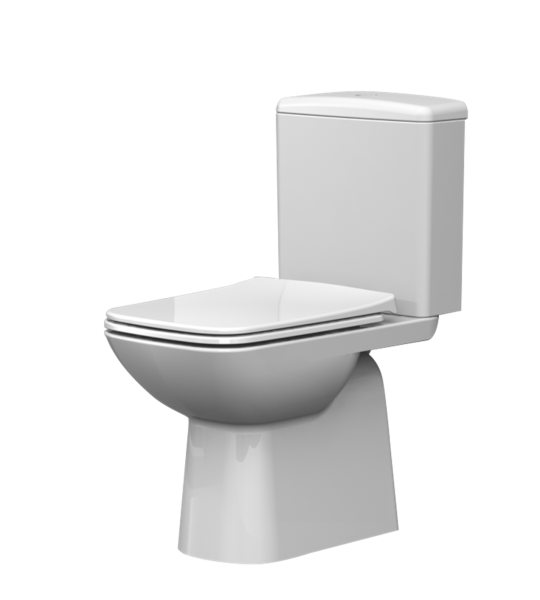 Туркоазен чист казан со долен влез, резервоар, внатрешно опремање и нежен тенок капак.