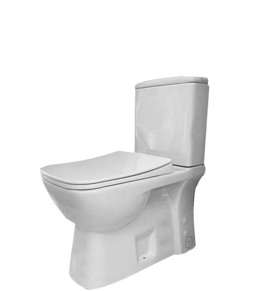 TURKUAZ DURU Rimless Без Канал Тоалетна Школка на Ѕид (Со Долен Излез)