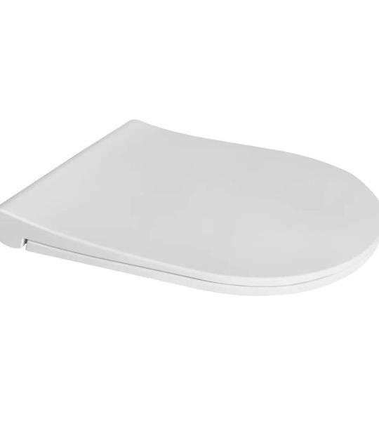 Туркуаз Гала Капак за тоалетна школка со споредливо затварање, Бела, Сити Клоцет Компатибилна