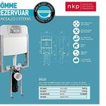 Тиркоаз Лилава Виолетова Тоалетна, Капак, НКП Вграден Резервоар, Мат Копче 4-во