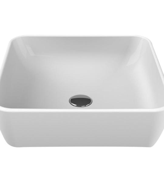 Туркуаз Еден Умивалник 46*46 см, Надплотен Чанак Квадратен Модел