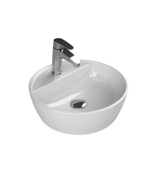 Turkuaz One плочесторен умивалник за умивање 42 цм (со отвор за славина)