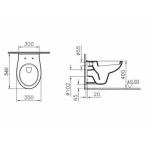 Витра Аркитект Ѕидна ВЦ Школка (5959L003-0850)