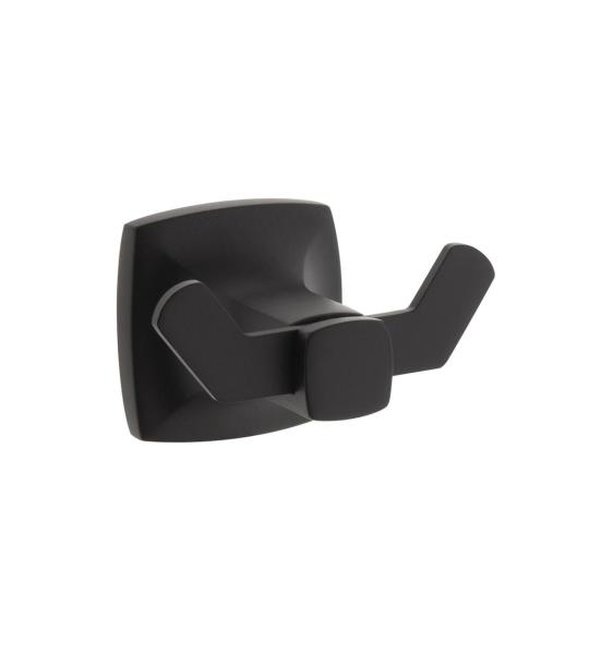 Vitra Base 400 Мат Црно Двојно Кукало A4412236