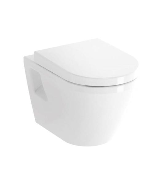 VitrA Integra Висечки Тоалет со Канали и Бавно Затворање на Капакот