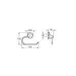 Vitra Марин Хром Тоалетна Хартија А44946