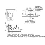 VitrA Metropole Rim-ex Bela Visečka WC Školjka bez Kanala so Bavno Zatvoranje Kapak 7672B003-0559
