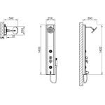 VitrA Move Масажен Туш Систем Бел A45811