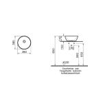 VitrA Options 43 cm Бела Почесто Чешма 4324B003-0012